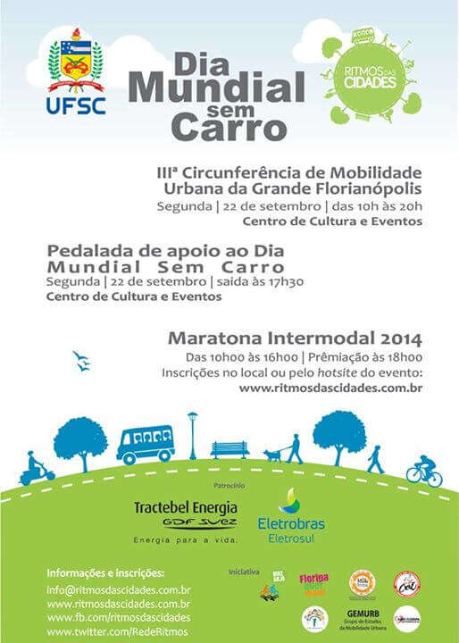 dia mundial sem carro florianopolis