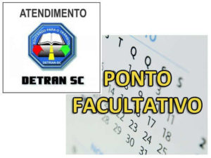 atendimento ponto facultativo detran sc